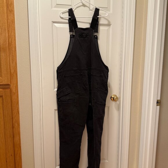 Dovetail Workwear Freshley Overalls Black Thermal Denim Size 16 - Picture 4 of 4